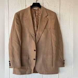 Vintage Barrister Camelhair Men’s Blazer Size M